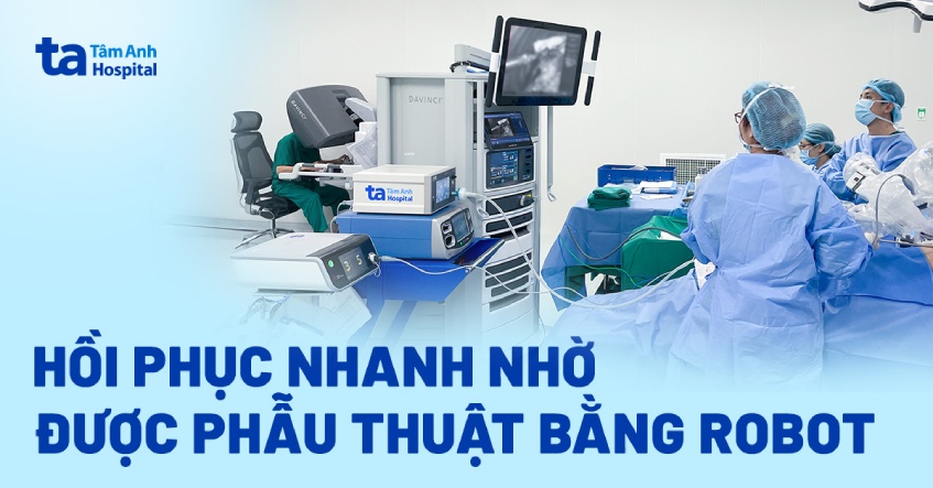 Hồi phục nhanh nhờ được phẫu thuật bằng robot