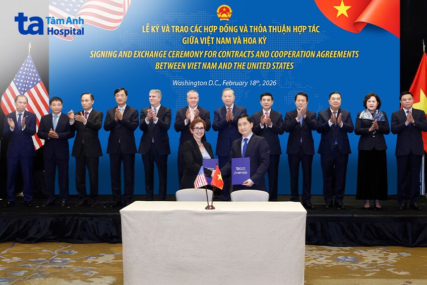 Tổng Bí thư Tô Lâm chứng kiến Lễ ký kết giữa Bệnh viện Tâm Anh và Hãng Mevion, Mỹ về Hợp đồng Mua và chuyển giao công nghệ vận hành hệ thống “siêu máy” điều trị ung thư Proton MEVION S250-FIT thế hệ mới nhất của Mỹ