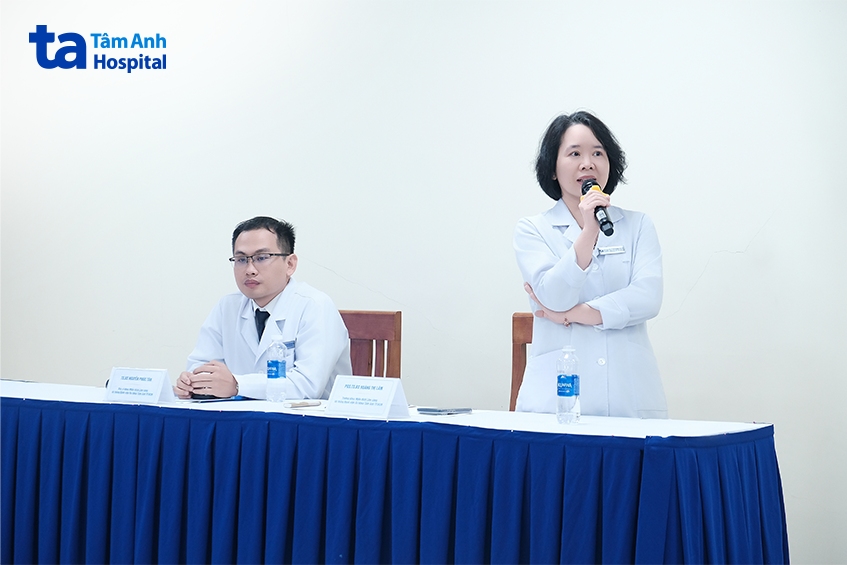 pgs.ts.bs hoàng thị lâm và ts.bs nguyễn phúc tân chia sẻ về điều trị ở trẻ em