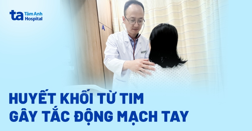 Phát hiện bệnh tim nặng từ triệu chứng tê tay