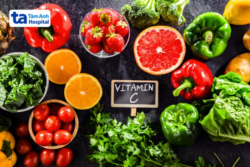 rau củ quả giàu vitamin c
