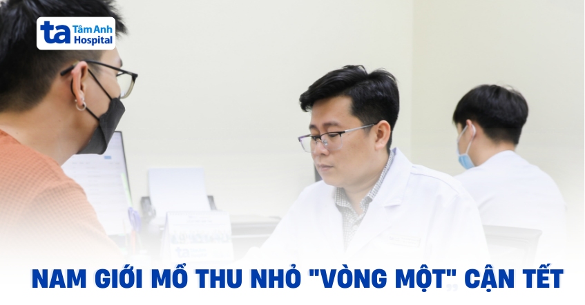 Nam giới mổ thu nhỏ “vòng một” cận Tết