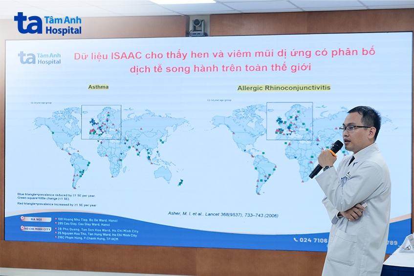 ts.bs nguyễn phúc tân trình bày về cách quản lý, điều trị hen và viêm mũi dị ứng