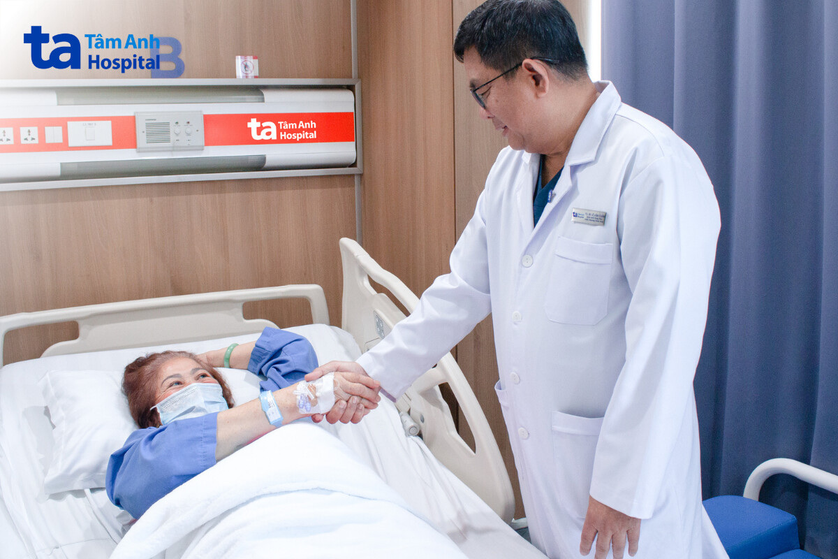 bệnh nhân phục hồi tốt sau mổ