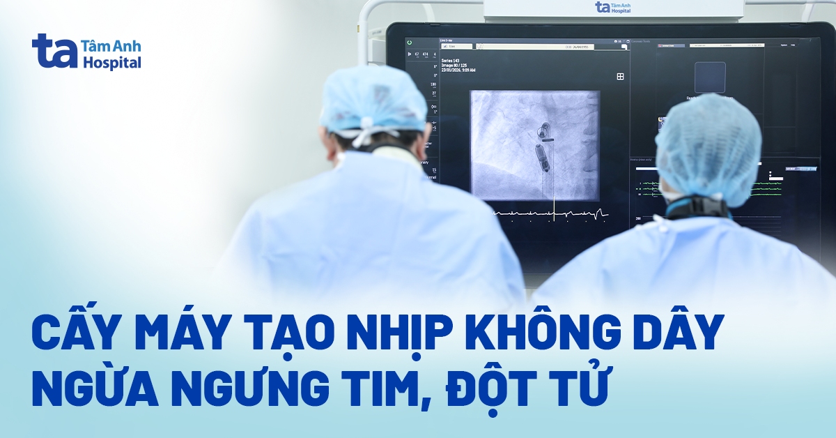 Cấy máy tạo nhịp không dây phòng nguy cơ đột tử cho cụ ông