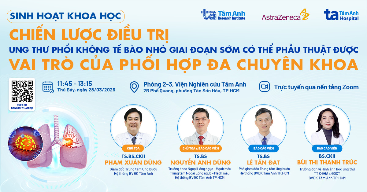 Chiến lược điều trị ung thư phổi không tế bào nhỏ giai đoạn sớm có thể phẫu thuật được – vai trò của phối hợp đa chuyên khoa