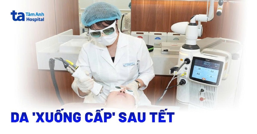 Phục hồi da ‘xuống cấp’ sau Tết