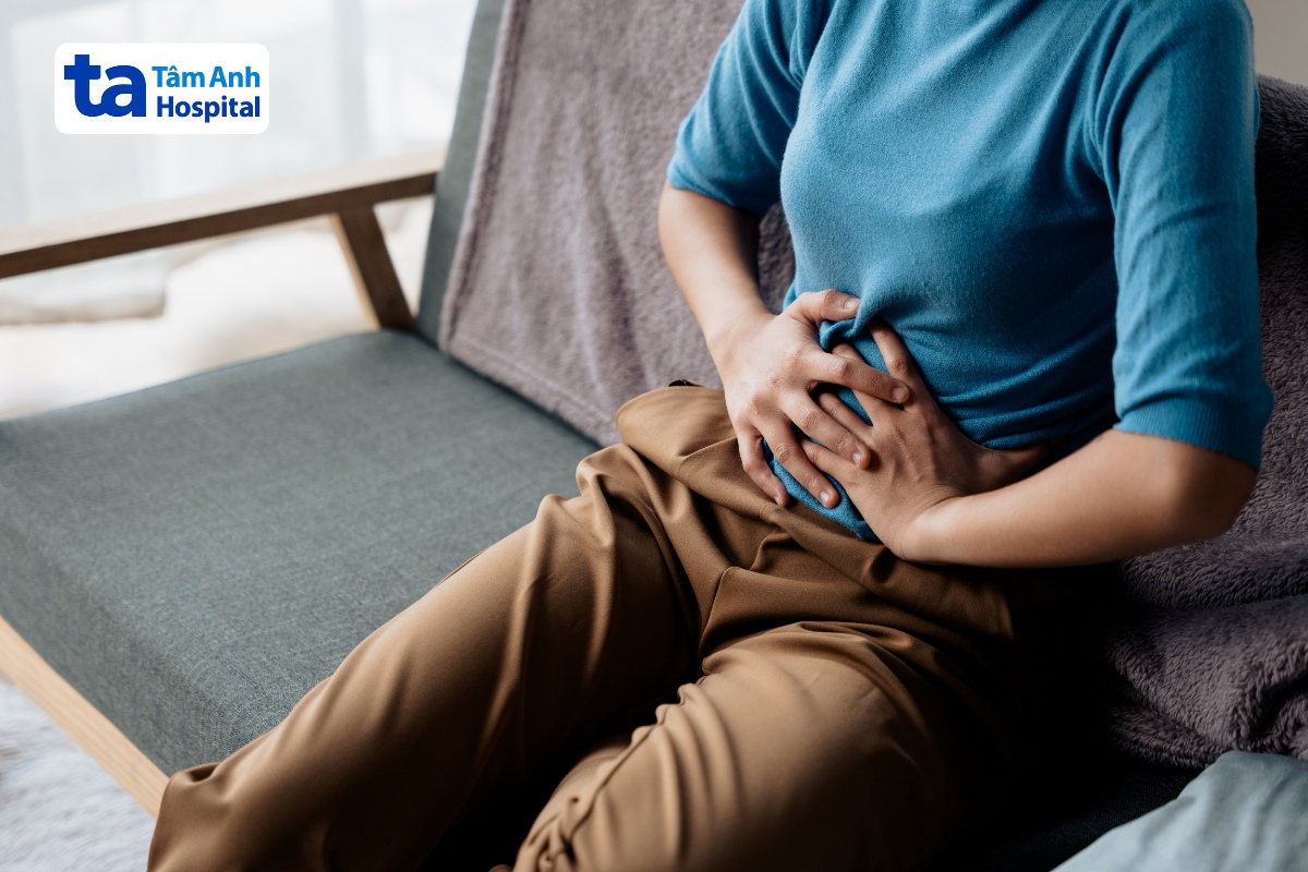 đau bụng chướng bụng