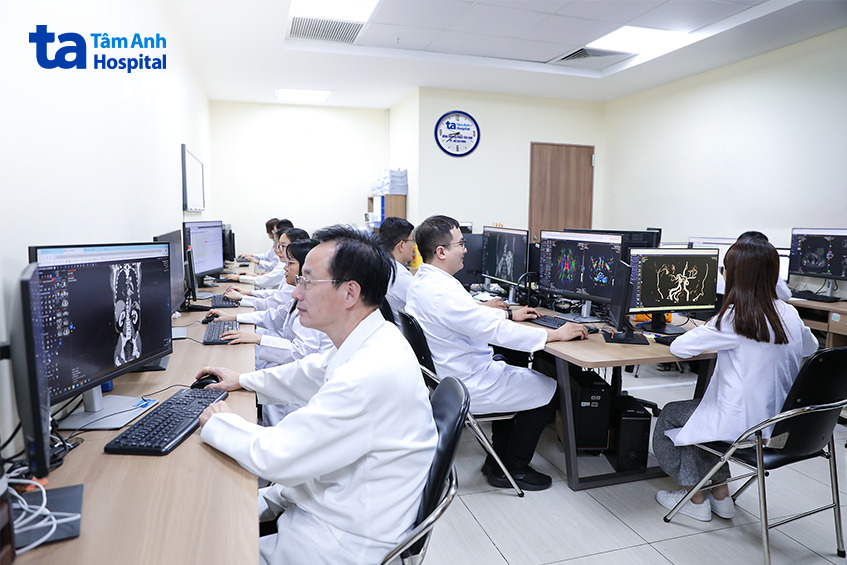 đội ngũ bác sĩ giàu kinh nghiệm, giỏi chuyên môn của Trung tâm Chẩn đoán hình ảnh và Điện quang can thiệp, Bệnh viện Đa khoa Tâm Anh TP.HCM