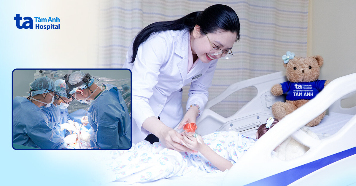 Hai lần đại phẫu sửa trái tim bên phải cho bé gái 5 tuổi