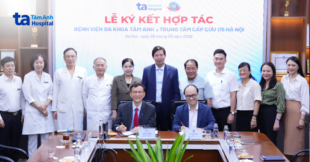 hình ảnh buổi lễ ký kết 115 và tâm anh 6