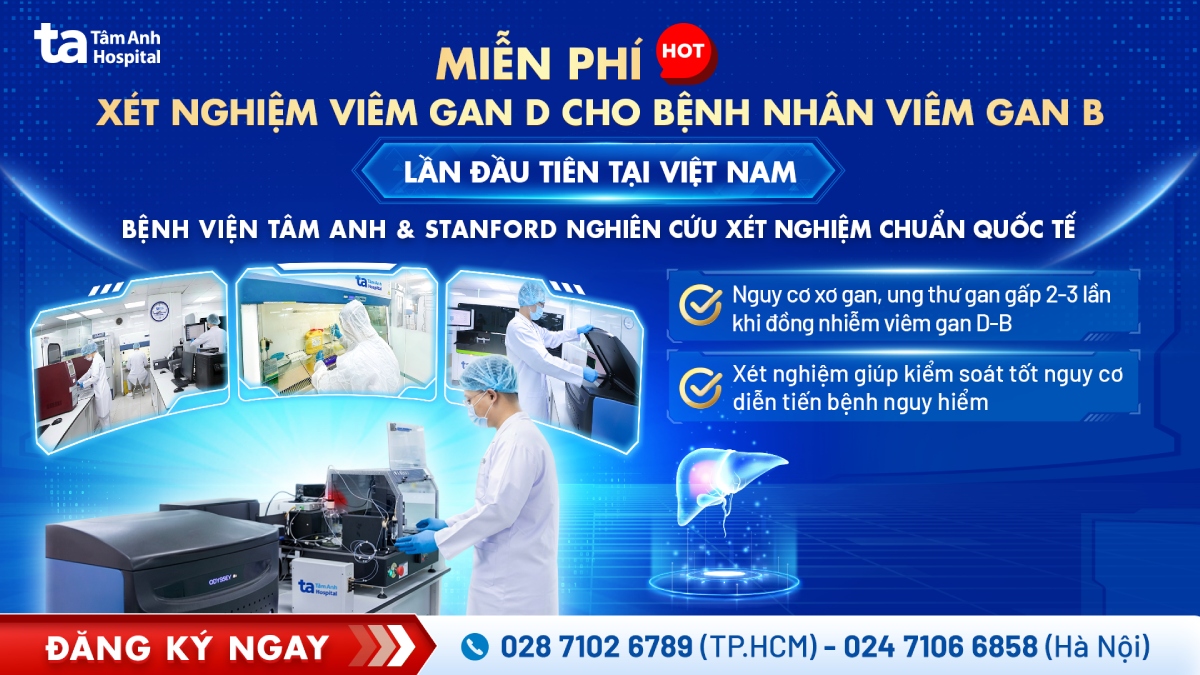làm xét nghiệm viêm gan D