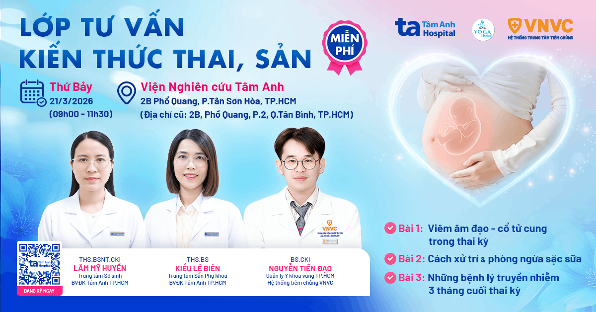 LỚP HỌC TIỀN SẢN SỐ 05, BVĐK TÂM ANH TP.HCM NGÀY 21/03/2026