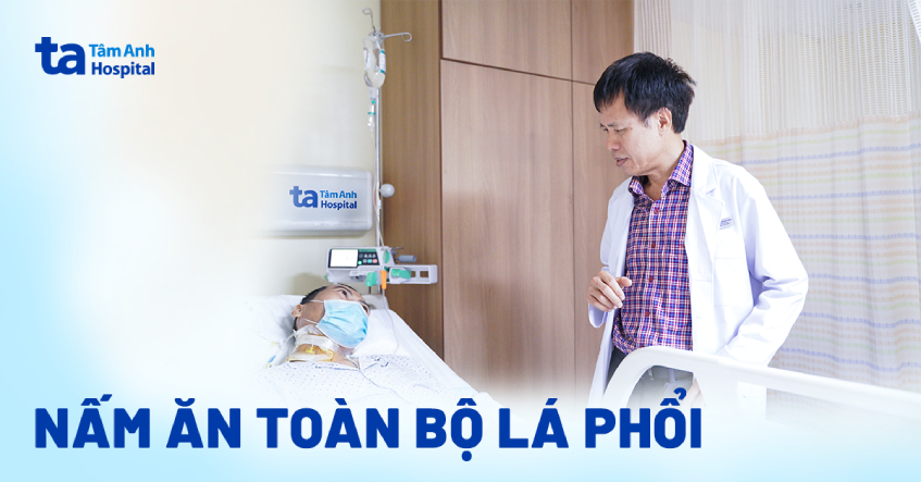 Nấm ăn toàn bộ lá phổi