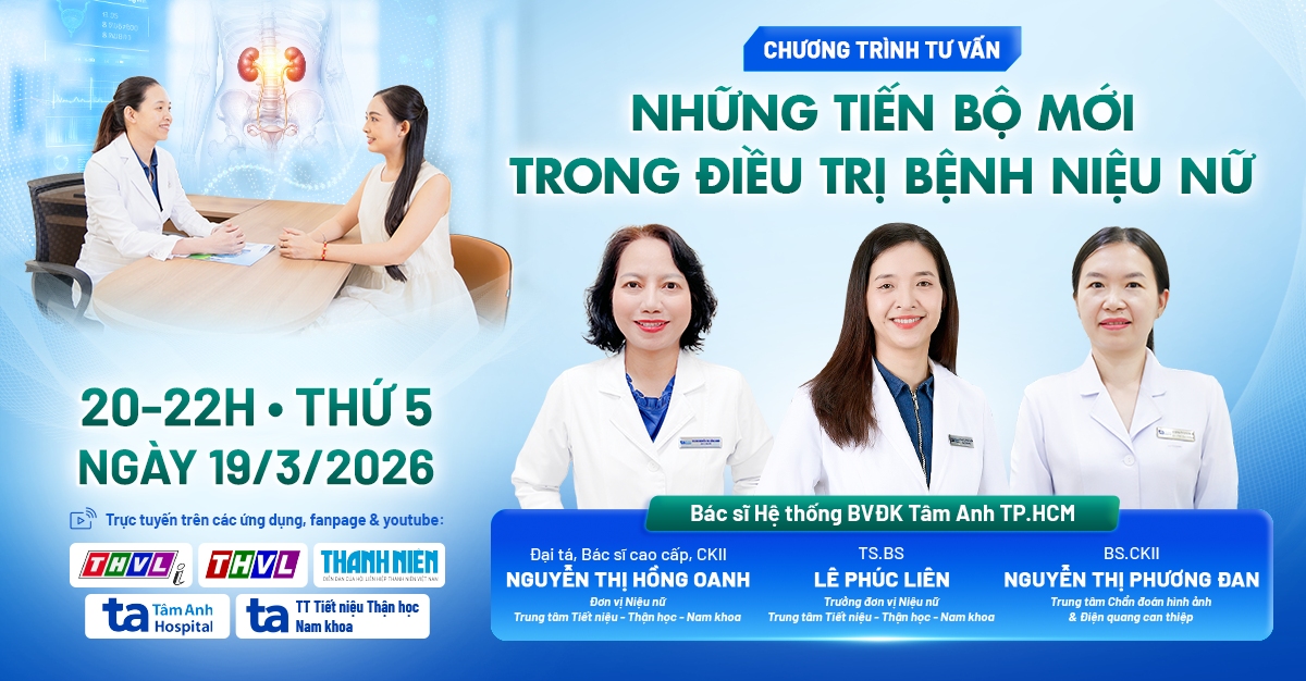 Tư vấn trực tuyến: Những tiến bộ mới trong điều trị bệnh niệu nữ