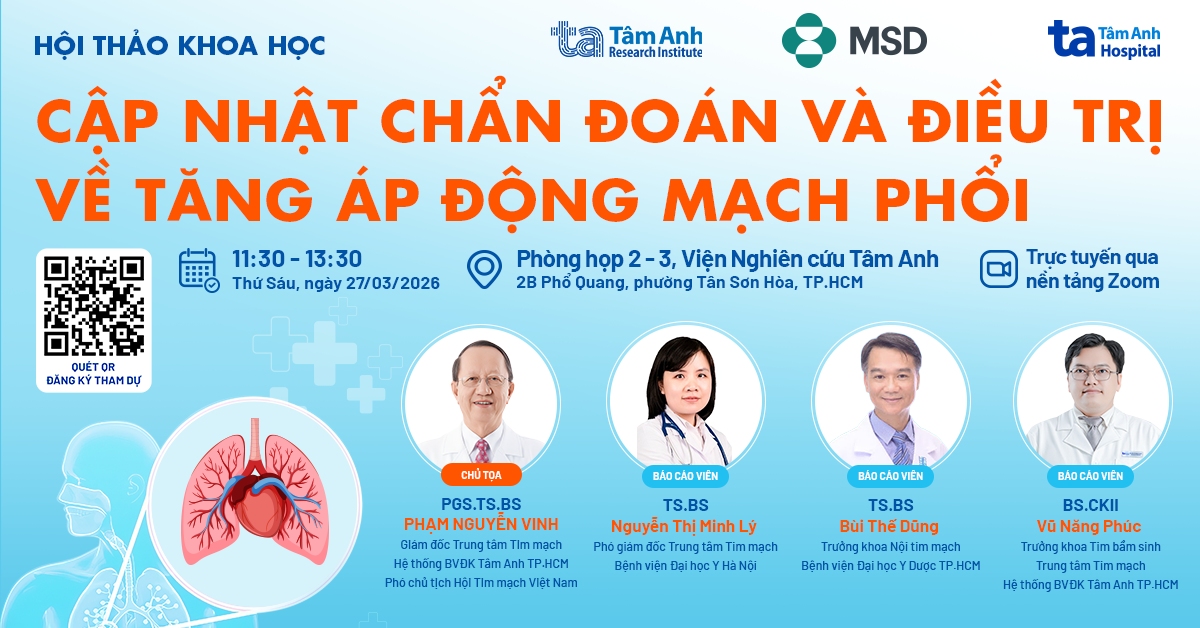 Sinh hoạt khoa học: Cập nhật chẩn đoán và điều trị về tăng áp động mạch phổi