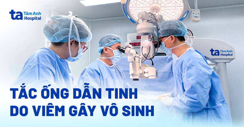Tắc ống dẫn tinh do viêm