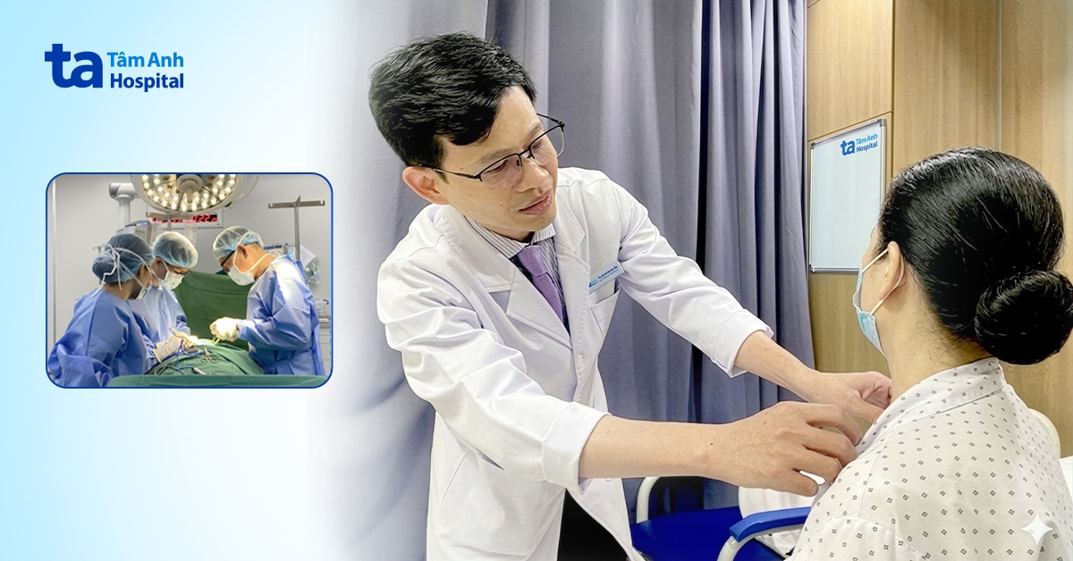 2 năm không tái khám, u tuyến giáp di căn hạch 2 bên cổ