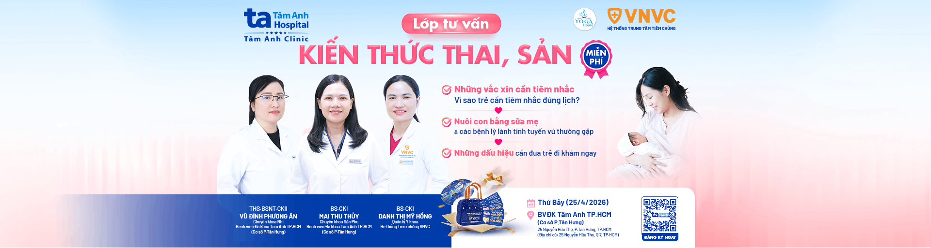 banner lớp học tiền sản