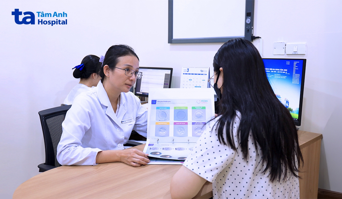 ThS.BS Phan Hà Minh Hạnh tư vấn các phương pháp sàng lọc di truyền cho bệnh nhân