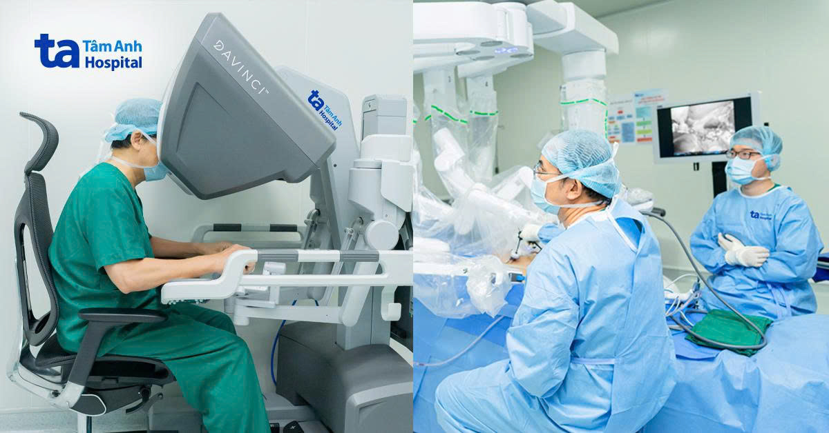 Robot cắt bỏ khối ung thư trực tràng cho cụ ông