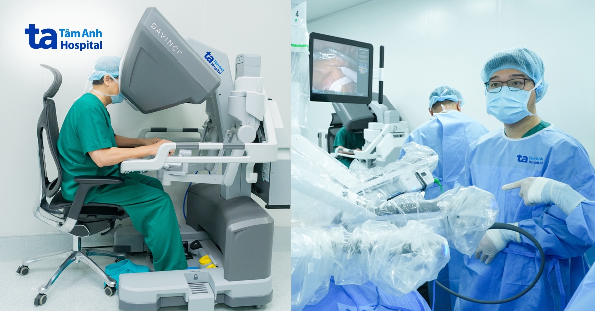 Robot cắt khối tá tụy cho người bệnh