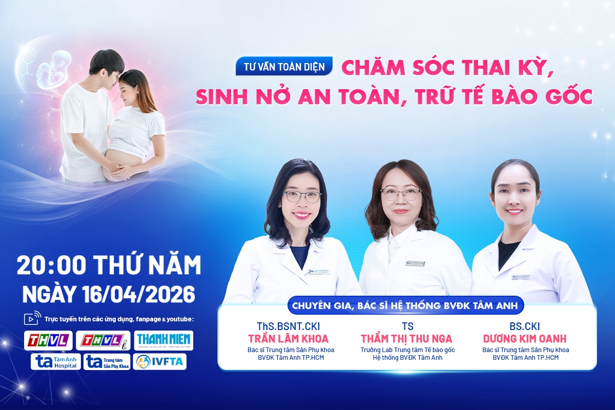 Chăm sóc thai kỳ, sinh nở an toàn, trữ tế bào gốc