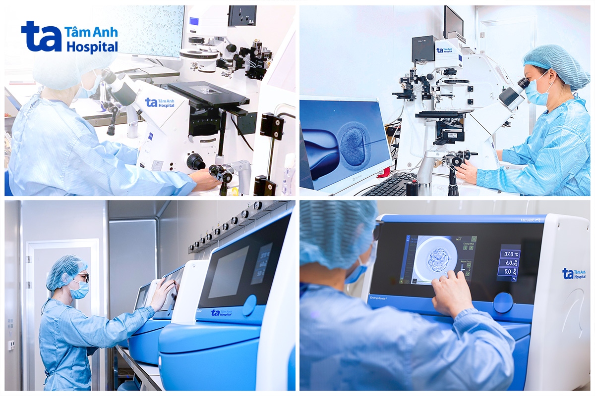 Hệ thống “lab trong lab” đầu tiên tại châu Á với phòng lab nuôi cấy phôi chuẩn ISO 5 đặt bên trong phòng lab thao tác giao tử (trứng, tinh trùng) ISO 6