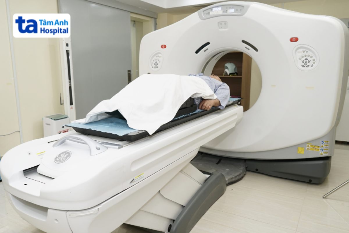 người bệnh đang trong quá trình mô phỏng