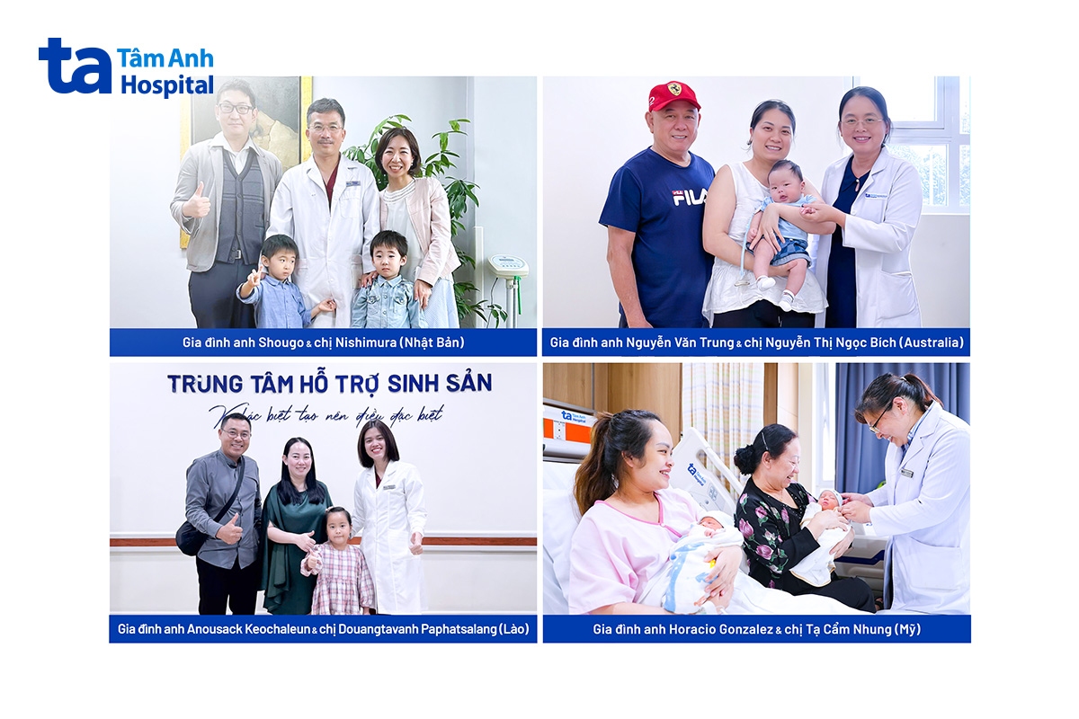 Nhiều gia đình người nước ngoài sinh con thành công sau khi điều trị hỗ trợ sinh sản tại Hệ thống Bệnh viện Đa khoa Tâm Anh