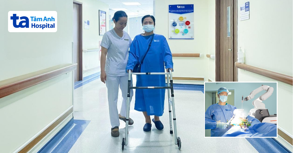 Robot giúp thay khớp tăng an toàn cho người nhiều bệnh nền
