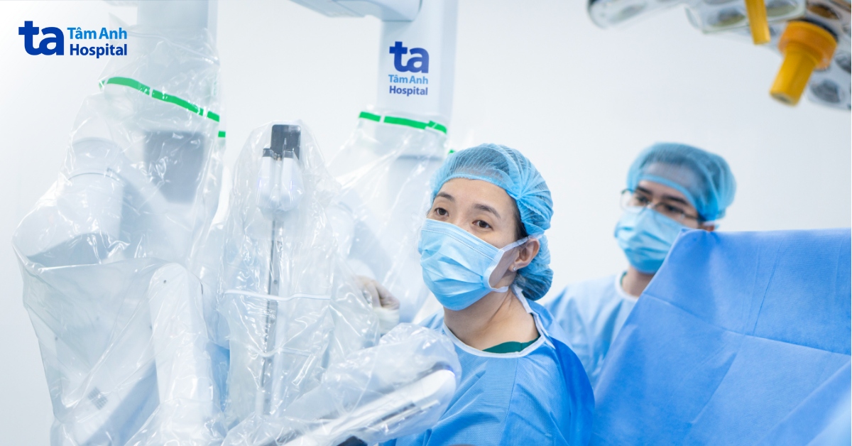 Robot phẫu thuật điều trị rối loạn bài tiết