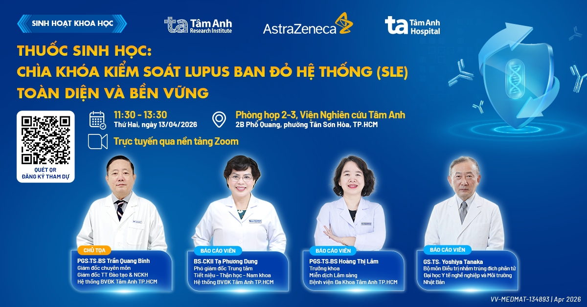 Thuốc sinh học: Chìa khóa kiểm soát lupus ban đỏ hệ thống (SLE) toàn diện và bền vững