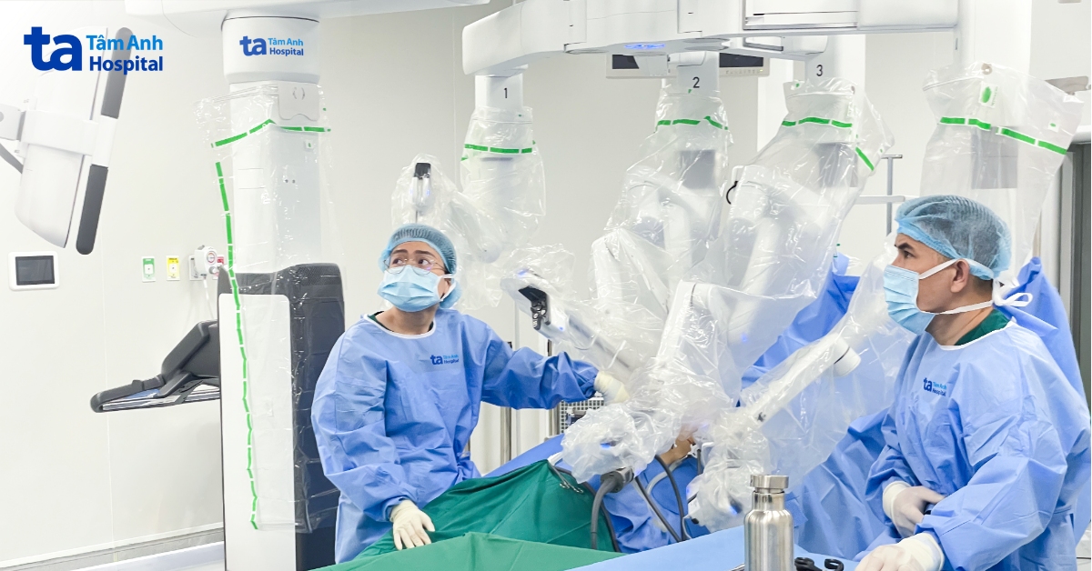 Tạo hình cơ hoành bằng robot