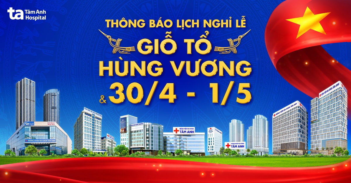 Thông báo lịch nghỉ Giỗ Tổ Hùng Vương và Lễ 30/04-01/05/2026