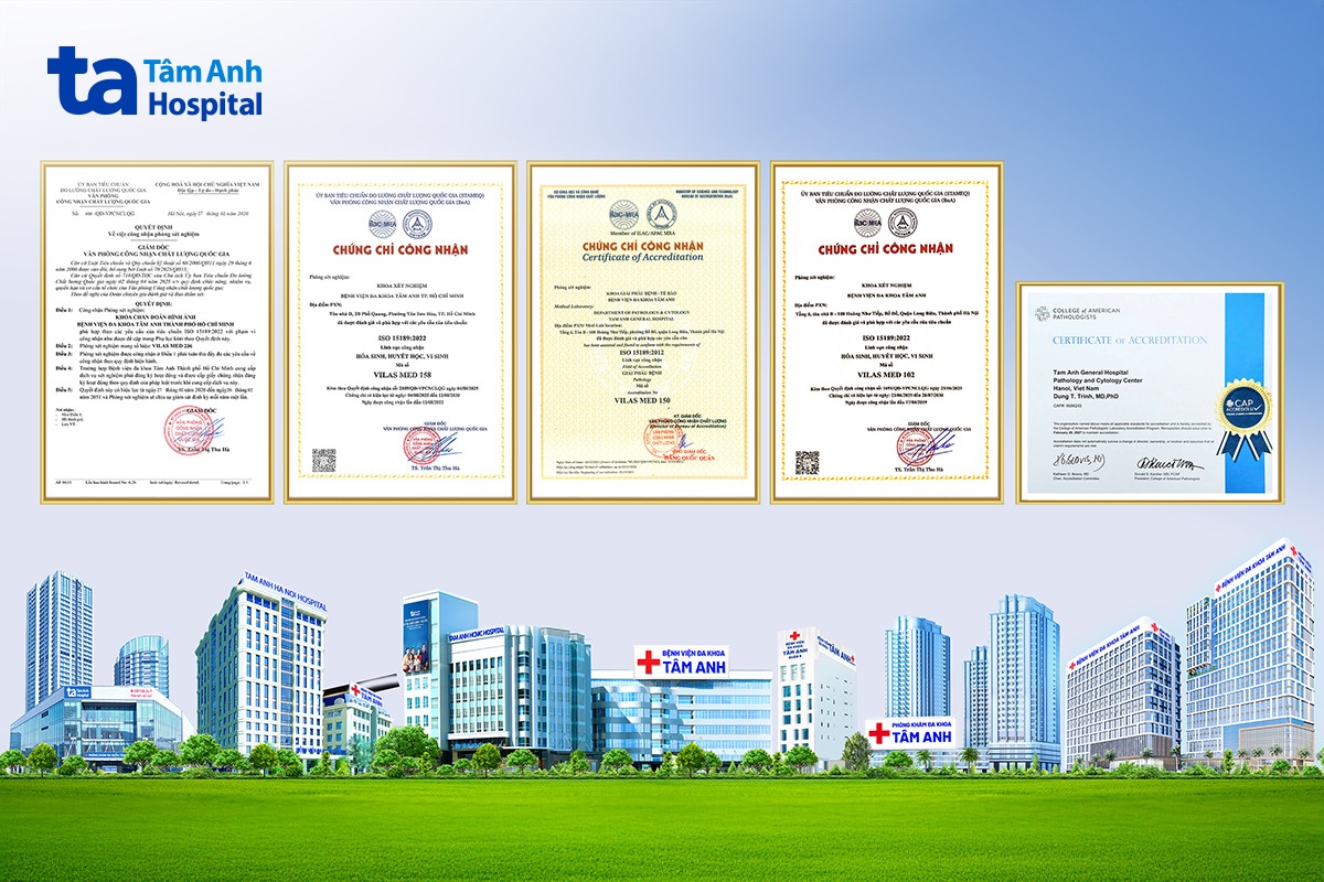 trung tâm xét nghiệm tâm anh đạt chuẩn iso quốc tế khẳng định chất lượng toàn cầu