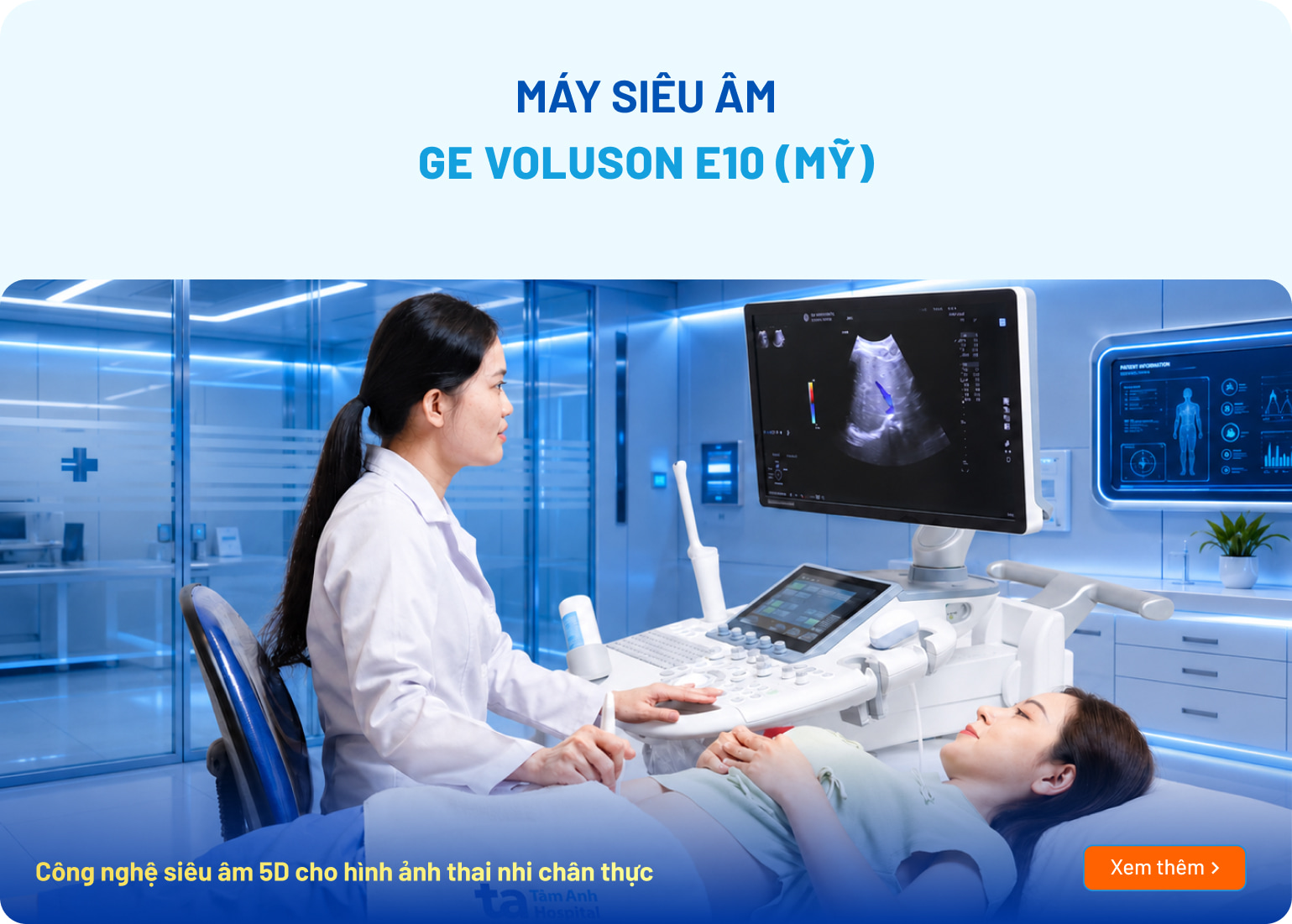 Máy siêu âm GE Voluson E10 (Mỹ) 