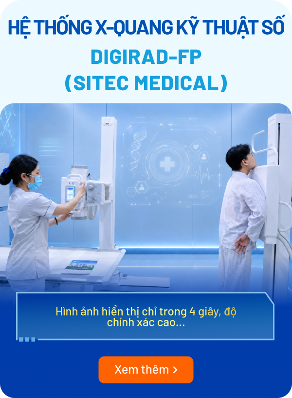 Hệ thống X-Quang kỹ thuật số DigiRAD-FP (Sitec Medical)
