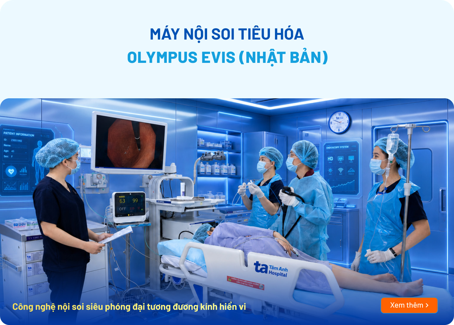 Máy nội soi tiêu hóa Olympus Evis (Nhật Bản)