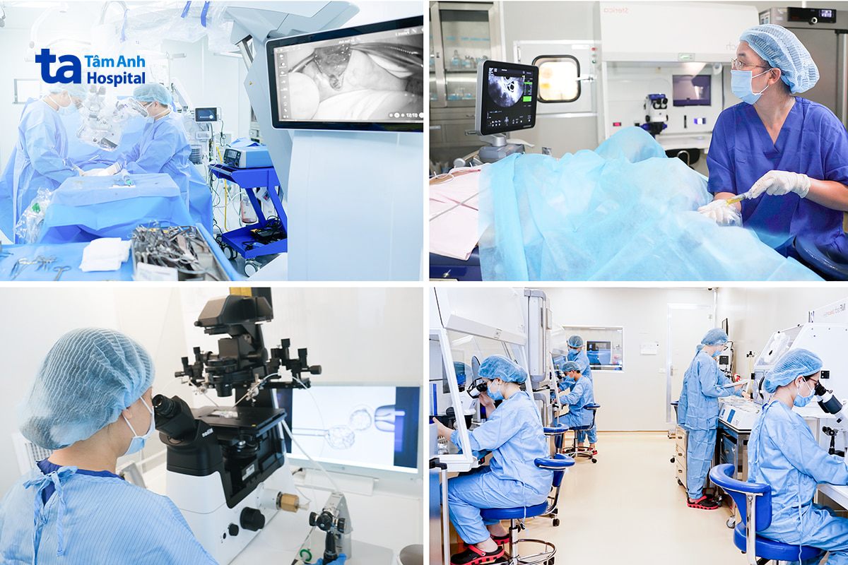 Hệ thống lab phôi học hiện đại chuẩn quốc tế tại IVF Tâm Anh