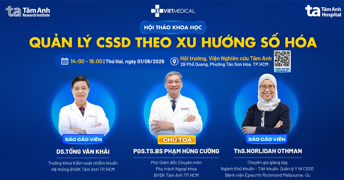 Hội thảo khoa học: Số hóa quản lý tiệt khuẩn trong bệnh viện