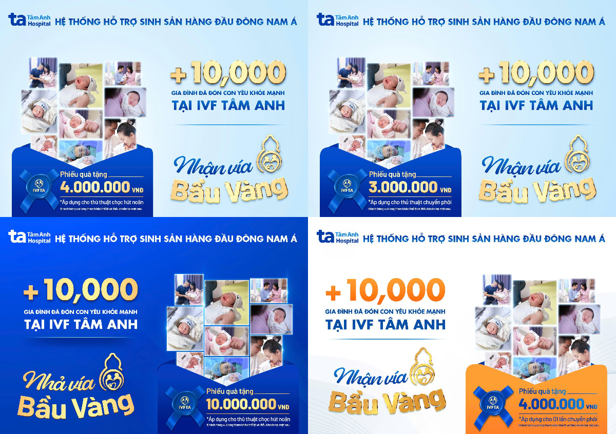 IVF Tâm Anh triển khai chương trình Nhả Vía Bầu Vàng hỗ trợ chi phí IVF