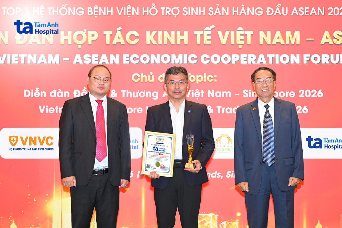 IVF Tâm Anh được vinh danh Top 1 Hệ thống hỗ trợ sinh sản hàng đầu ASEAN 2026