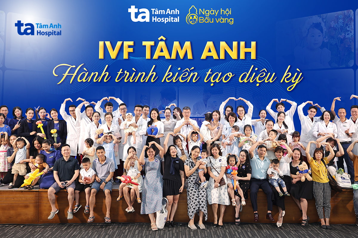 Ngày hội Bầu vàng IVF Tâm Anh quy tụ hàng nghìn gia đình hiếm muộn