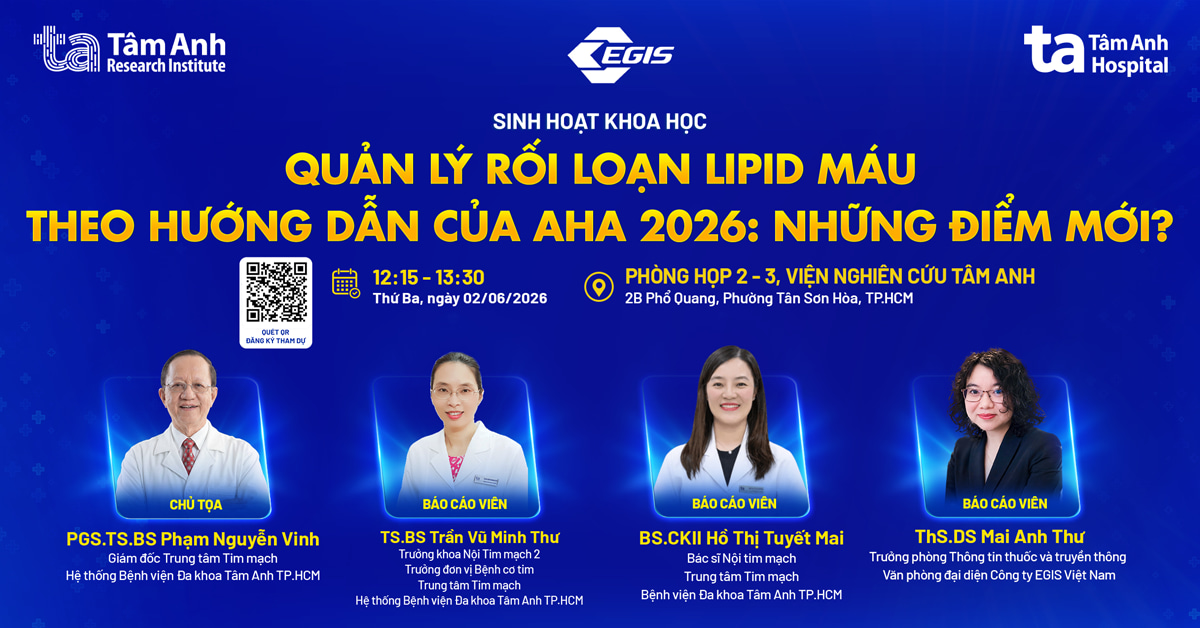 Quản lý Rối loạn Lipid máu theo hướng dẫn của AHA 2026: Những điểm mới?
