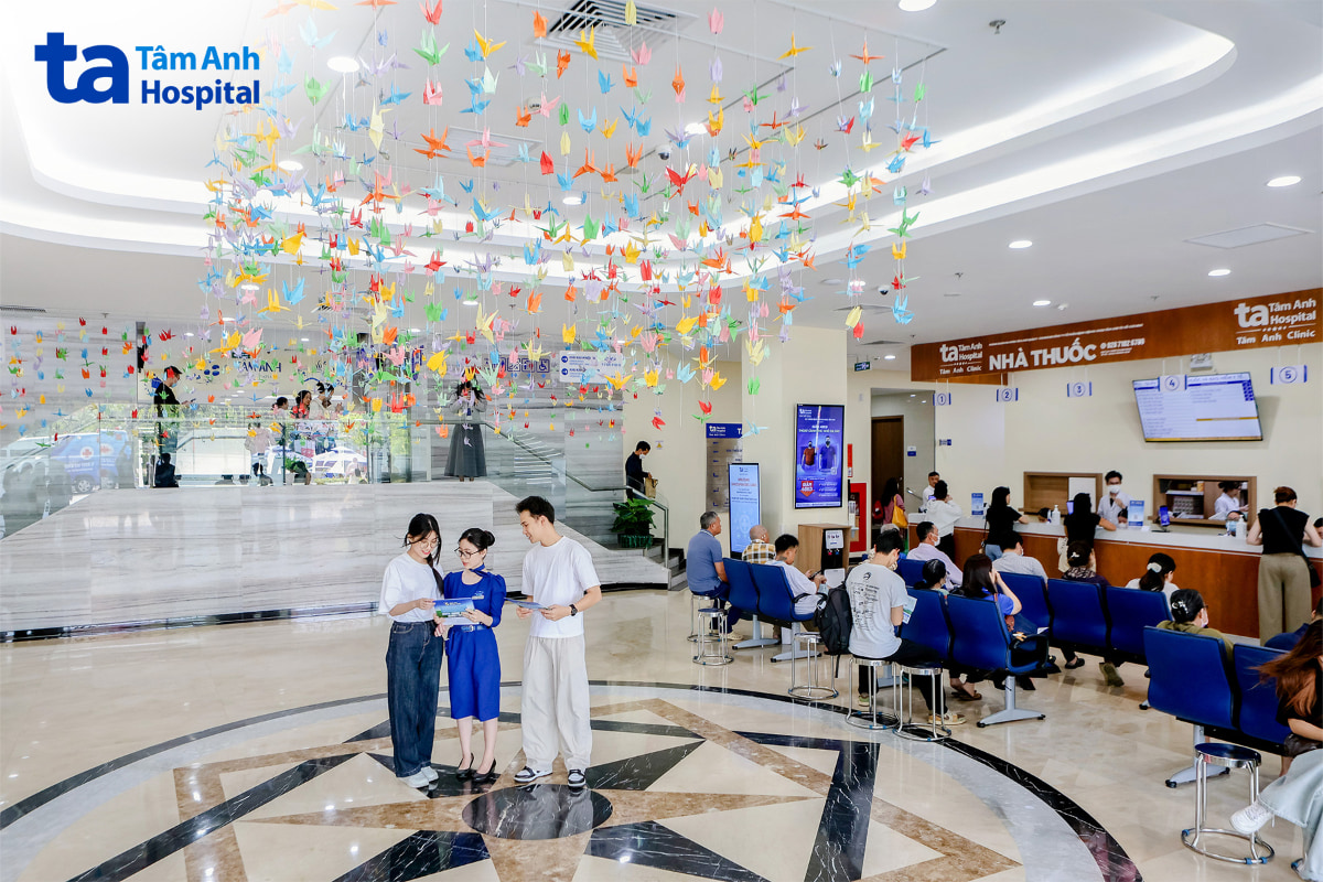 Sảnh Bệnh viện Đa khoa Tâm Anh TP.HCM