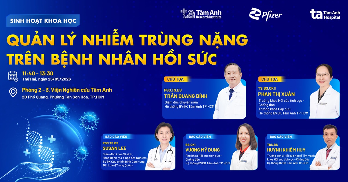Sinh hoạt khóa học “Quản lý nhiễm trùng nặng trên bệnh nhân hồi sức”