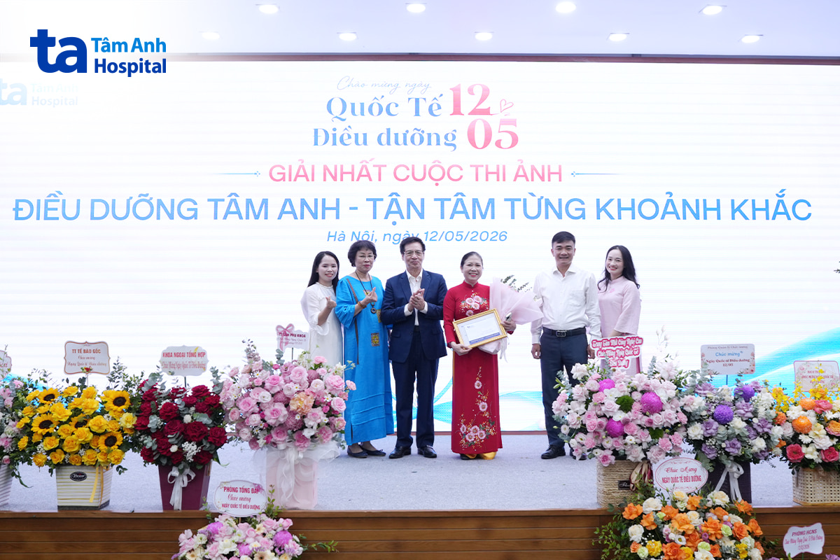 Khoa Nhi nhận giải nhất cuộc thi ảnh Điều dưỡng Tâm Anh tận tâm từng khoảnh khắc