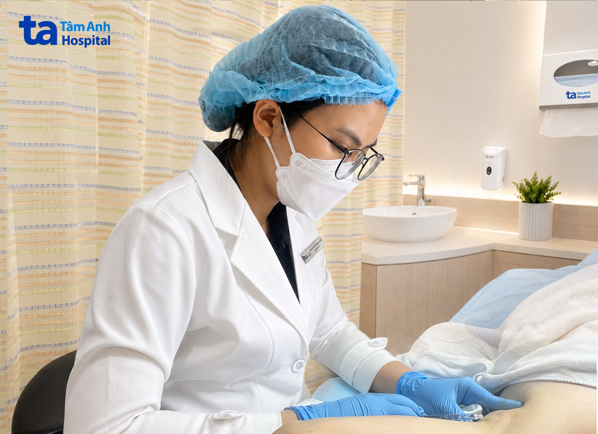 bác sĩ tiêm botox điều trị tăng tiết mồ hôi nách cho tú