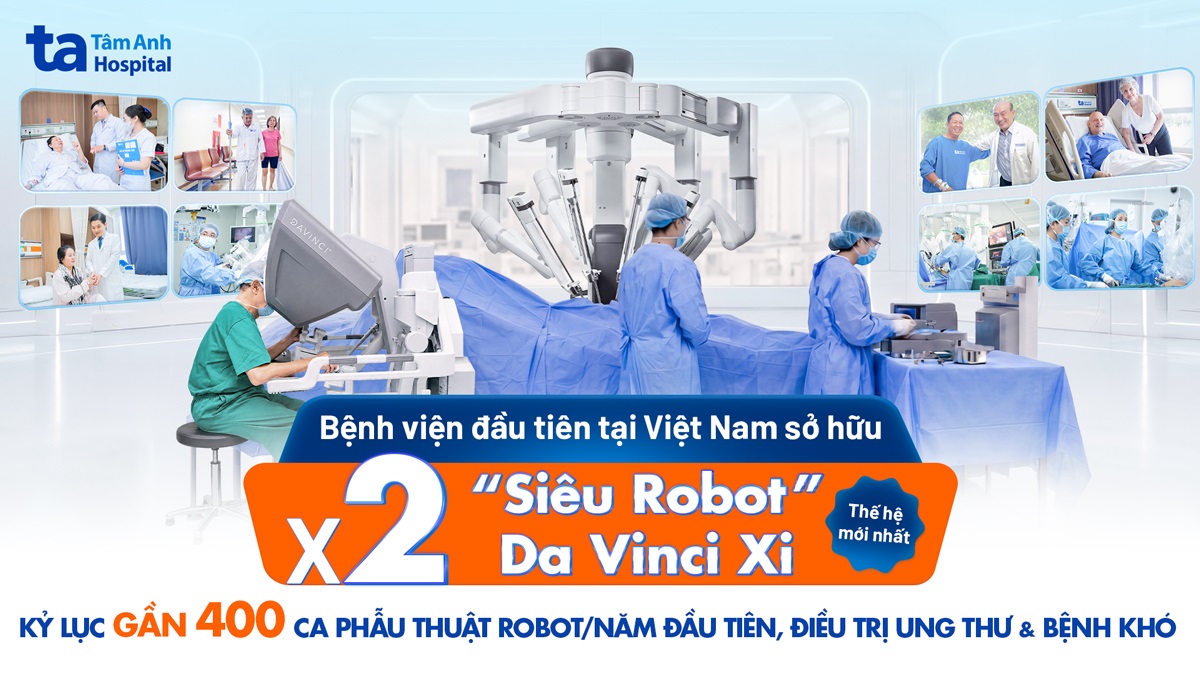 BVĐK Tâm Anh sở hữu 2 robot Da Vinci Xi